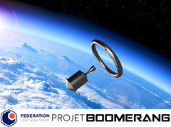 Boomerang-Récupération de l'étage supérieur fusée